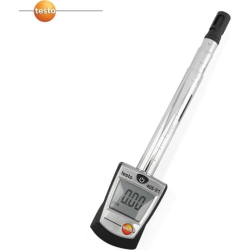 Testo 405-V1 Thermal Anemometer with Duct Holder Air/Wind flow volume Speed Temperature Meter Tester, 0560 4053, Cheap Shipping