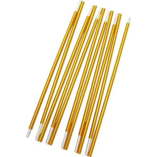 2 Pcs Outdoor Camping Equipment 8.5mm High-Strength Aluminum Tent Pole Alloy Tent Rod 3-4 Person Tent Accessories