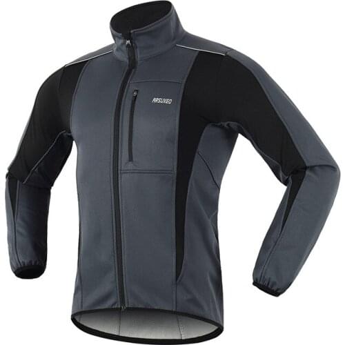 Winter Thermal Fleece Cycling Jacket Men Warmer Bicycle Road Bike Raincoat Windproof Waterproof Long Jersey Sports Clothing