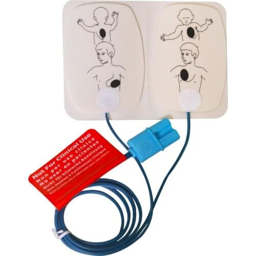 10Pairs/Pack AED Training Electrodes Patch For Child Emergency Skills Exercise AED Trainer Use