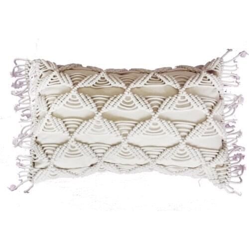 2019 New Macrame Handmade Cotton Thread Pillow Covers Sofa Cushion Cover Decorative Pillowcases Home Textile