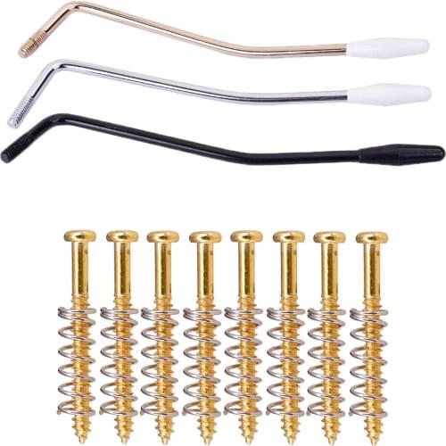 3pcs Whammy Bar+8pcs Humbucker Ring Screws Springs for ST Guitar Parts
