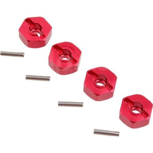 4Pcs RC HSP Wheel Hex Mount W/Pin(2*10) 180016 For 1/10 Scale Models Nitro Remote Control Car Crawler Truck Remote Control Car