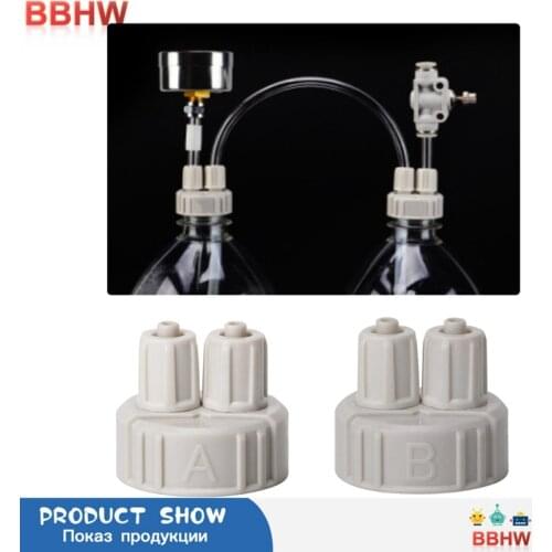 Aquarium CO2 System Pro Tube Valve Guage Bottle Cap Kit Fish Tank Live Plant DIY Air Diffuser Generator Tool Part