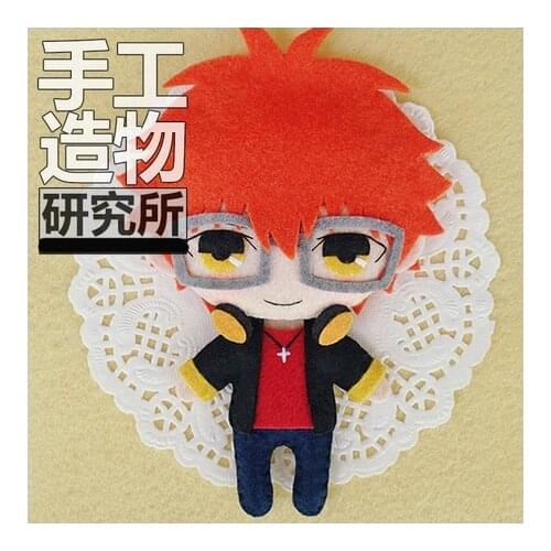 Anime Mystic Messenger 707 ZEN Yoosung Jumin Cosplay DIY Handmade Material Package Mini Plush Doll Hanging Keychain Toy