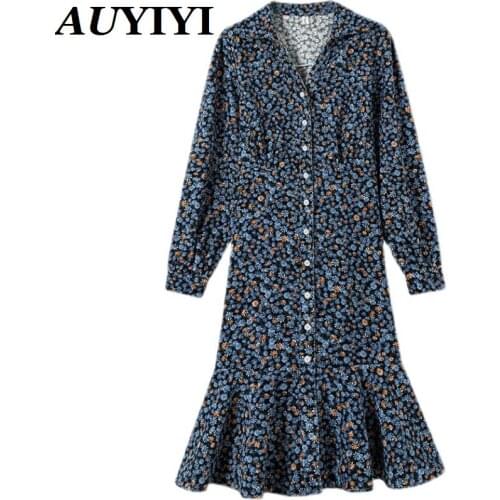 AUYIYI Fashionable Shirt Dresses