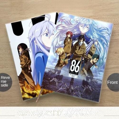 Anime Notebook 86 Eighty Six Notebooks Vladilena Milize Shinel Nozen Cartoon Journal Notebook Student Stationery Writing Pads