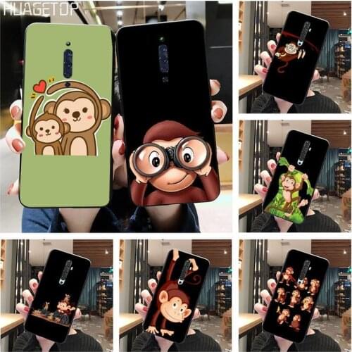 HUAGETOP Amazing Monkey Cartoon DIY phone Case cover Shell For Oppo A5 A9 2020 Reno2 z Renoace 3pro Realme5Pro