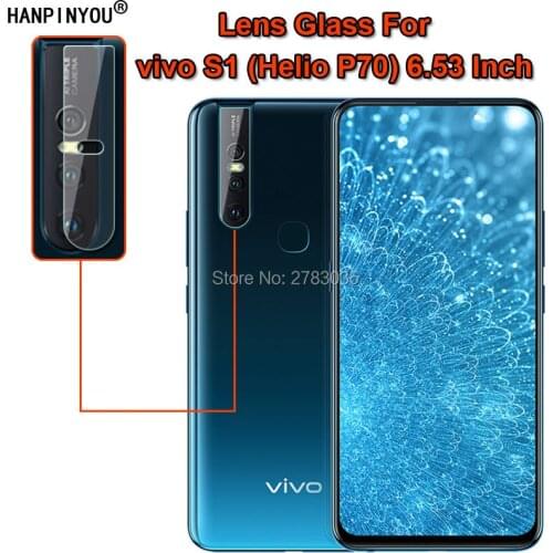 For vivo S1 (Helio P70) 6.53" Clear Ultra Slim Back Camera Lens Protector Rear Camera Lens Cover Tempered Glass Film