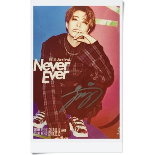 GOT7 GOT 7 YoungJae Young Jae autographed signed photo FLIGHT LOG:ARRIVAL 6 inches new korean freeshipping 03.2017