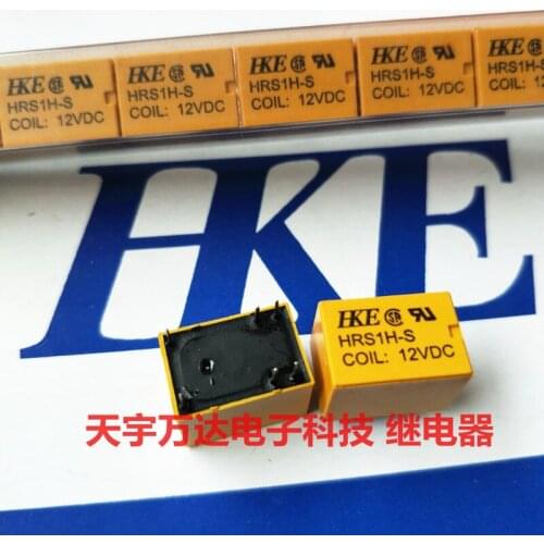 HRS1H-S 12VDC Relay HRS1H-S DC12V 12V 6PIN HK4100F