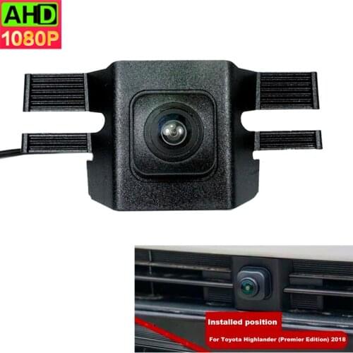 Car Front View Parking Camera For Toyota Highlander Premium Class 2018 Installed under the car logo Support PAL& NTSC TV system