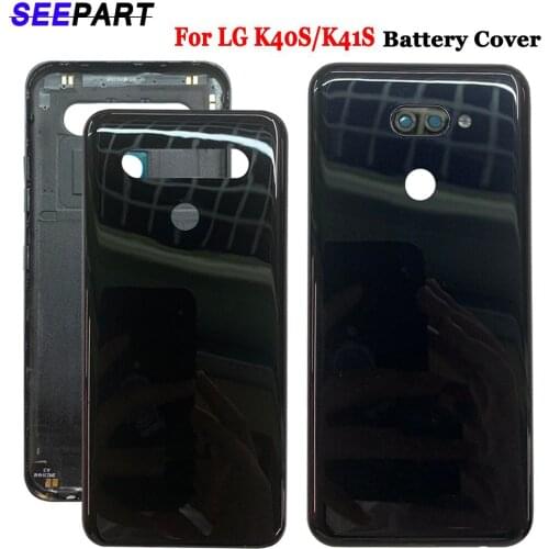 The battery cover is suitable for LG K40S/K41S rear battery cover glass shell rear door panel shell repair parts