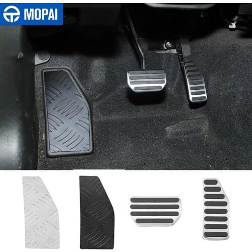 MOPAI Left Foot Rest Pedal for Suzuki Jimny AT Car Gas Brake Pedal Decoration Cover for Suzuki Jimny 2019 2020 Accessories