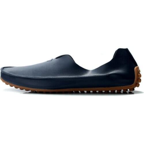 Men Loafers Moccasins Leather Mens Shoes Lightweight Sneakers Breathable Slip-on Driving Casual Shoes Men Footwear Plus Size 47