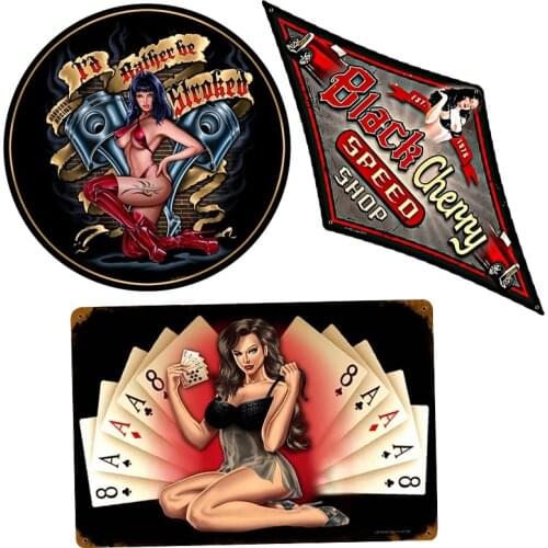 Retro Hump Slow Diamond Pin-Up Girl Car Sticker Windshield Bumper Motorcycle Helmet Decal High Quality KK Vinyl Cover Scratches