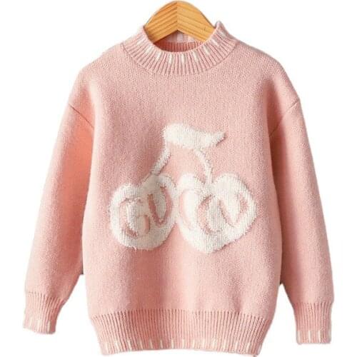 2021 Ins New Fashion Girls Autumn Winter Warm Sweaters Outwear Winter Pullovers Girls Fashion Clothing