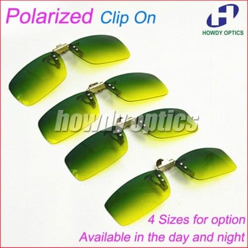 C017 Free Shipping 20pcs CO17 4 Sizes Men And Women Sunglasses Glasses Eyeglasses Polarized Clip On For Day And Night