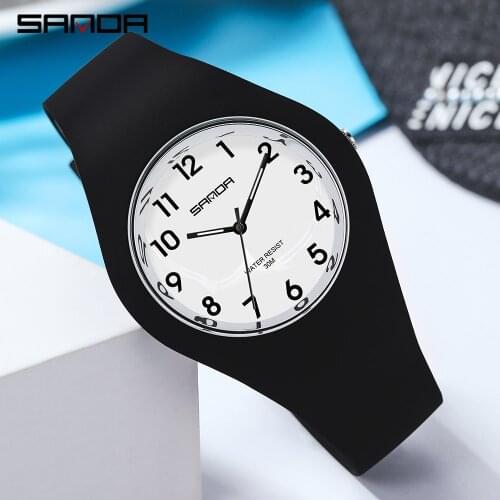 Simple Ladies Analog Watch Luxury Brand Womens Quartz Wristwatch Men Waterproof Silicone Girl Sport Watch For Women Reloj Mujer