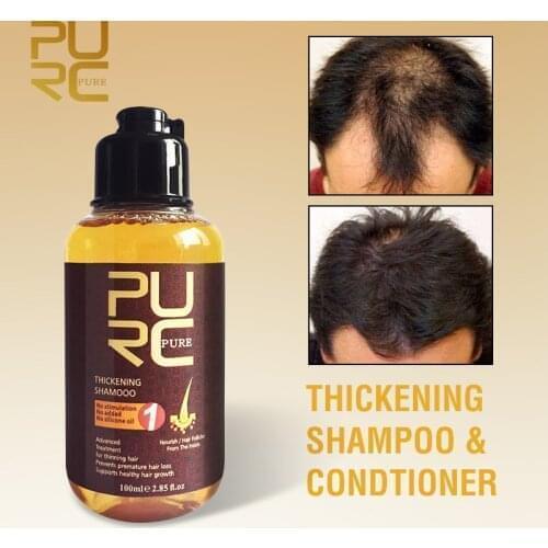 PURC Hair Growth Shampoo Ginger Growing Hair Prevent Hair Loss Hair Scalp Treatment Hair Care Products 100ml