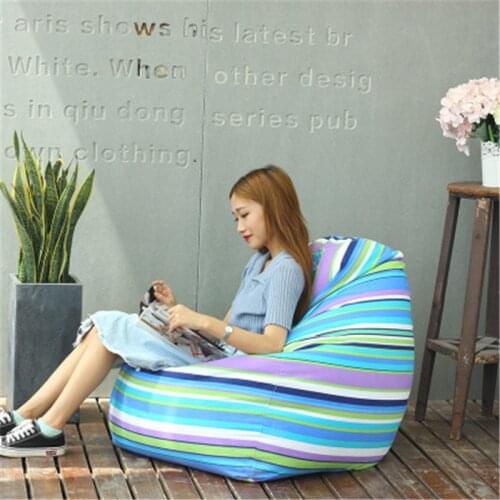 Bean Bags Cover Whithout Filling Lounger Bean Boozled Pouf Chambre Bedroom Lazy Bag Chair Sofa Pouf Geant chairs for bedroom