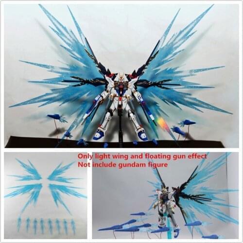 Light wing & Floating gun modified part for 1/144 RG ZGMF-X20A Strike Freedom Gundam D027