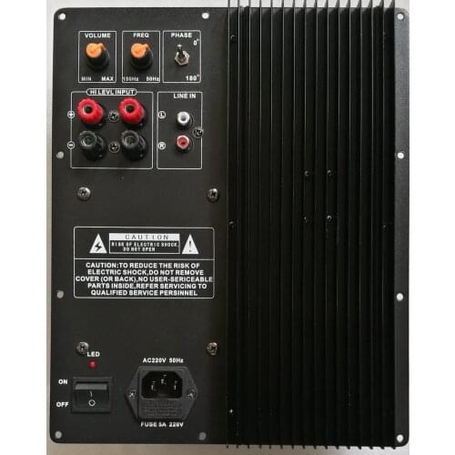 200W Subwoofer power amplifier home theater bass amplifier on bass