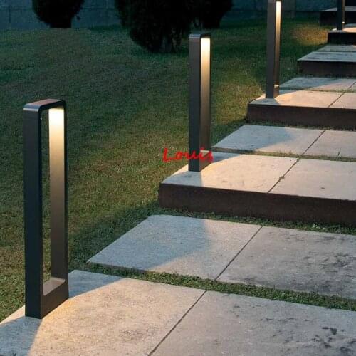 IP68 Waterproof LED Lawn Lamp 10W AC220V 110V DC12V Outdoor Floor Garden Lighting Courtyard villa landscape lawn bollard Lights