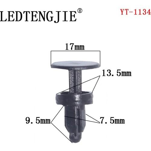 LEDTENGJIE Car Fastener Clip YT-1135/1134 Skylight Piercing Fastener Clip Pusher Hole Rivet for All cars Honda Repair Fastener