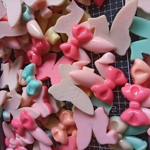 1pcs/lot resin flat back rabbit ear 40mm Scrapbook Embellishment DIY Phone Decoration