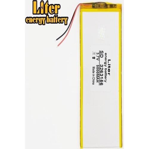 3263156 The tablet battery 3.7V,5000mAH,3263156 Polymer lithium ion / Li-ion battery for tablet pc