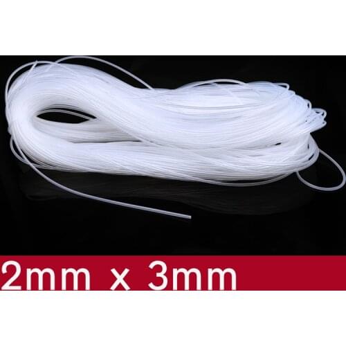 5 meters 2x3 Silicone Hose ID 2mm OD 3mm Food Grade Non-toxic Flexible Plumbing Hoses Drink Water Milk Rubber Tube Soft Pipe
