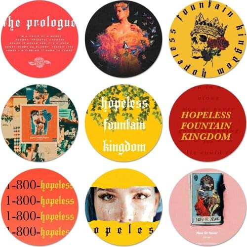 58mm Halsey Hopeless Fountain Kingdom Refrigerator Magnet Bottle Opener Beer Coke Sue Bottle Opener