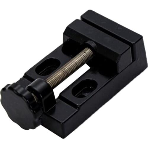 A9LB Portable Mini Flat Clamp Bench Vise Adjustable DIY Sculpture Craft Carving Hand Fixed Repair Table Drill Press Vice Tool