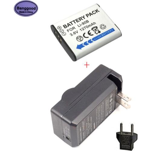 Banggood 1270mAh LI-90B LI90B LI-92B Camera Battery For Olympus Tough TG-1 IHS TG-2 XZ-2 TG-3 iHS TG-4 SH50 SH60 TG-5 XZ-2