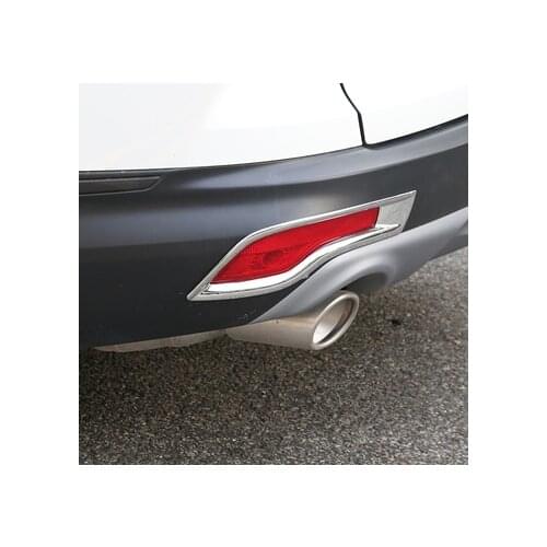 CAR STYLING CHROME REAR FOG LIGHT LAMP COVER TRIM FRAME STYLING BUMPER MOLDING GARNISH FOR HONDA HRV VEZEL HR-V 2017-21