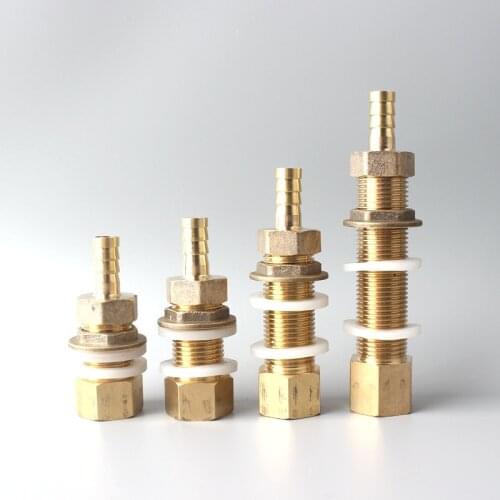 IBC Water Tank Hose Quick Connector Adapter Garden Aquarium Accessories Brass G1/2'' Thread To 6-25Mm Water Tower Joint Fittings