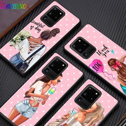 Woman Girl Mom Baby for Samsung Note 20 S20 FE Lite Ultra Plus A91 A81 A71 A51 A41 A31 A21 A11 A12 A42 A01 Phone Case
