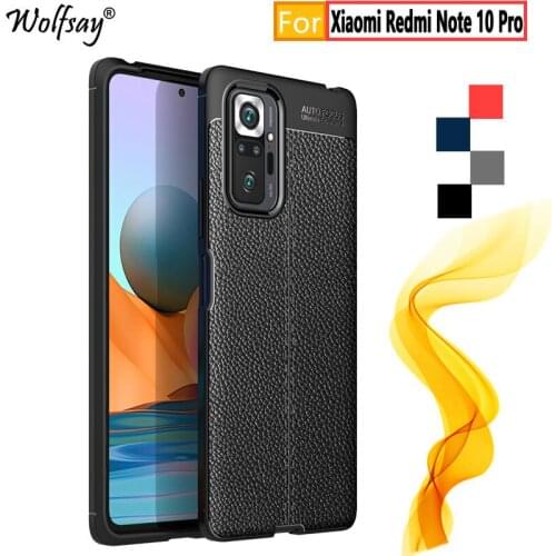 For Xiaomi Redmi Note 10 Pro Case Rubber Housings Silicon Back Case For Redmi Note 10 Pro Cover For Redmi Note 10 Pro Case 6.67"