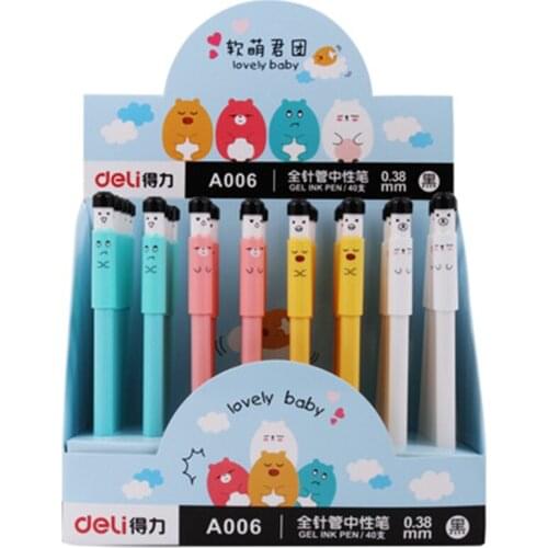 DL Effective A006 black neutral pen business office written clear pen for students Stationery office supplies for students