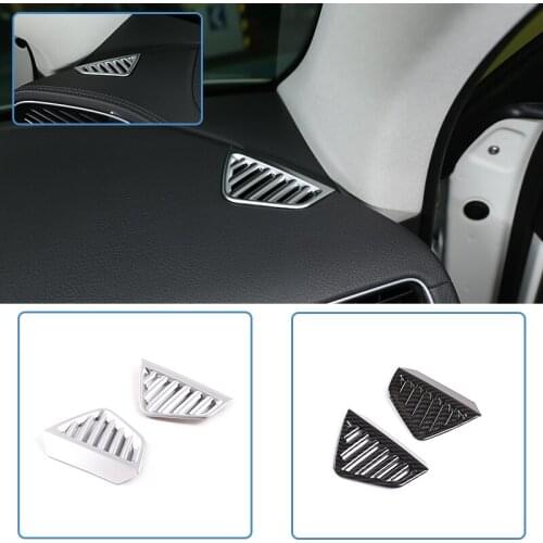 For Mercedes Benz GLE GLS Class GLE350 450 2020 ABS Plastic Dashboard Side Air Outlet Frame Trim Accessories