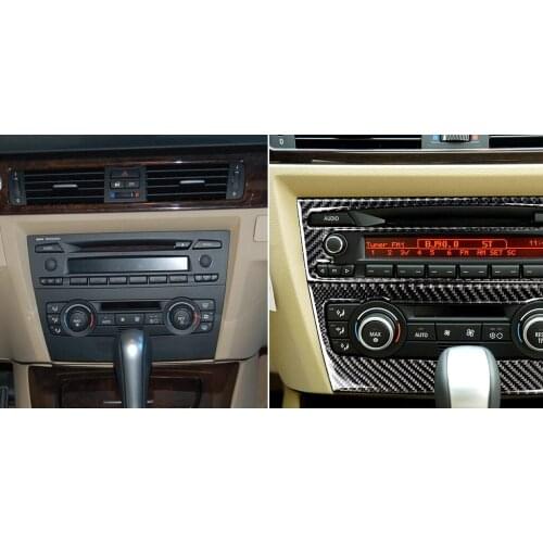 Car Air Conditioning CD Panel Cover Trim For 3 Series E90 E92 E93 #4