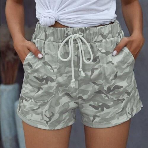 Summer New Casual Shorts Women Casual Camouflage Print Sexy Short Ladies Streetwear Shorts Summer