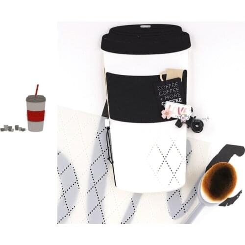 Mmao Crafts Metal Steel Cutting Dies New Cup straw decoration Stencil For DIY Scrapbooking Paper/photo Cards Embossing Dies