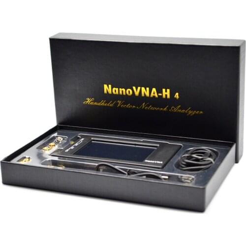 Nanovna H4 4inch Vector Network Analyzer 50KHz-1.5GHz HF VHF UHF Antenna Analyzer with 4inch Display 1950mah Battery