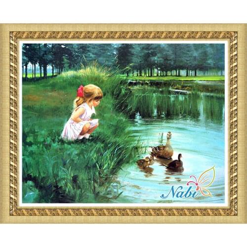 Nature rubiks cube beads beadwork 2612R - Round Diamond embroidery cross stitch diamond mosaic painting