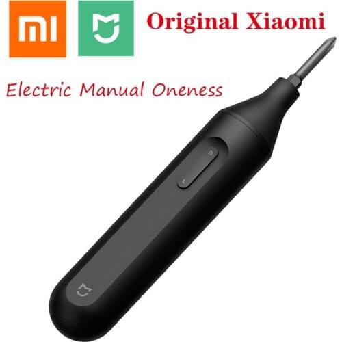 2020 NEW Xiaomi Mi Electric Manual Oneness Screwdriver USB Charging Integrated Screw Driver 6Pcs S2 Long Screw Bits Screw Driver