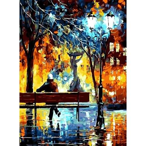 New 2020 Adults DIY Unframe Oil Painting By Numbers Couple Picture Unique Gift Coloring By Numbers Portrait Acrylic Paint Kits