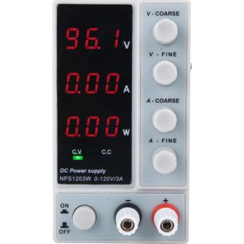 NPS-1203W 3 Digit Display DC Power Supply Adjustable Switching Regulator Power Supply Laboratory Power Supply Voltage Regulator