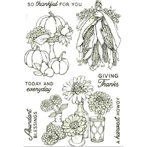 Thank you Transparent Clear Silicone Stamp/Seal for DIY scrapbooking/photo album Decorative clear stamp A267